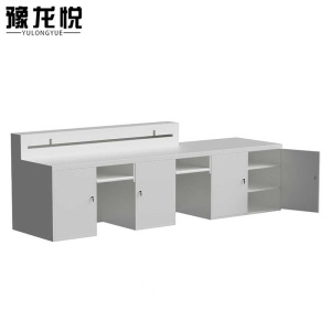 豫龙悦钢制办公桌1000*800*1000mm(定制)米