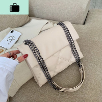 菱格链条包包2020新款潮复古港风大容量单肩斜挎包女百搭质感女包NEW LAKE女斜挎包