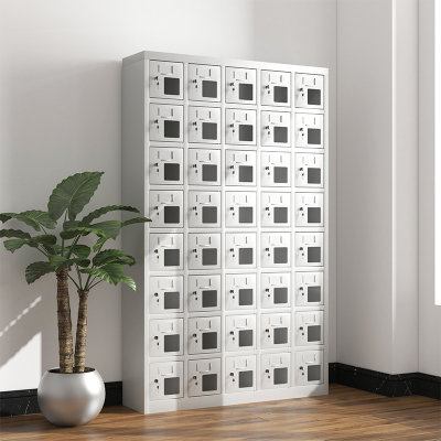 臻远工厂学校手机存放箱可定制收纳保管柜 40门手机存放柜无外门(亚克力门)