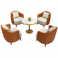 悦兴诚休闲沙发58*62*75cm(单人*4+圆桌)套