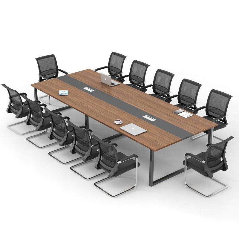 鑫睿辉 办公 会议桌 3600*1400*750mm 橡木色 张