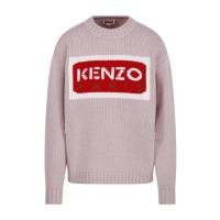 高田贤三(Kenzo)女运动卫衣圆领长袖羊毛针织衫舒适百搭休闲套头