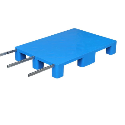 宁储 塑料托盘 平板九脚托盘 90*60*14cm+3钢 张