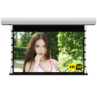 经科JK电动遥控拉线投影幕布H3-FI/2t玻纤拉绳幕灰幕92寸16:9