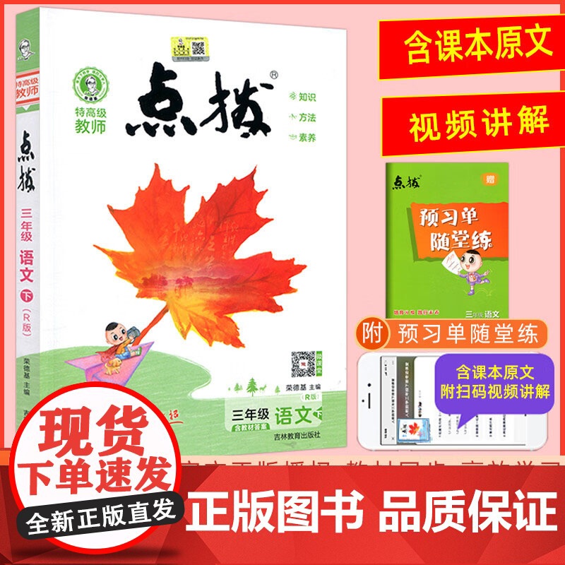 2025春特高级教师点拨三年级语文下册人教版小学3年级同步教材全解全析完全解读小学特高级教师讲解出版