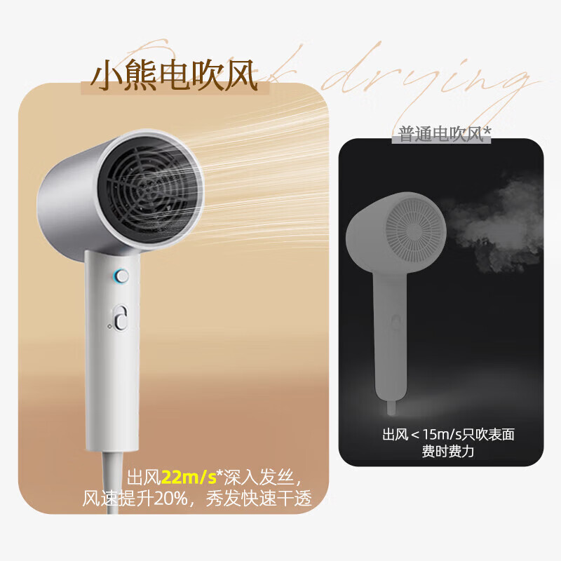小熊(Bear)吹风机电吹风磁吸风嘴DCF-C18E5(单位:台)