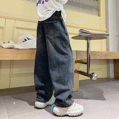 儿童装男童秋装裤子新款秋季牛仔裤中大童春秋款休闲男孩长裤