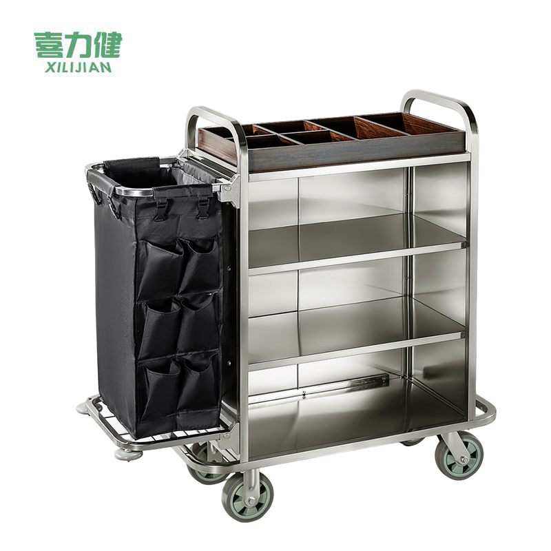 喜力健 手推布草车 115*46*120CM-折叠分隔栏 个