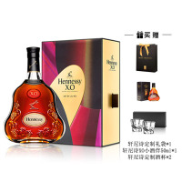 轩尼诗(Hennessy)XO干邑白兰地 2021特别版礼盒 700ml 单瓶(包装略有磨损介意勿拍)