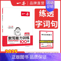 默写训练 五年级下 [正版]2024新版默写能力训练100分小学语文看拼音写词语二年级下册三四五六年级上下册语文基础知识