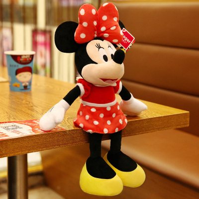 正版毛绒玩具米老鼠米奇米妮公仔娃娃儿童玩偶生日女孩米妮正版-1.1米迪士尼-正版授权-