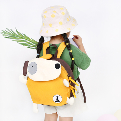 NEWLAKE三色补丁儿童双肩包小班防走失小背包男童女孩宝宝可爱幼儿园书包双肩包