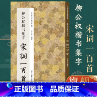 [正版]柳公权楷书集字宋词一百首 收录柳公权经典楷书碑帖集字古诗词作品集临摹教程 玄秘塔碑神策军碑集字毛笔书法字帖书籍