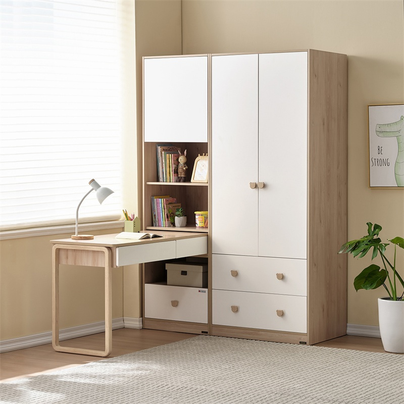 全友家居衣柜书柜一体式组合衣柜多元储物收纳柜儿童衣柜