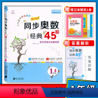 [正版] 小学数学思维解密举一反三同步奥数经典45讲一年级 全脑训练讲练测数学思维进阶训练与拓展经典例题小学生1年级举