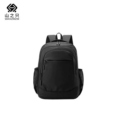 山之只 收纳 双肩背包 黑色 个
