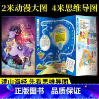 山海经思维导图 [正版]抖音同款 孩子读得懂的山海经全3册原着资治通鉴4册儿童版中国民间神话故事书籍青少年小学生课外书国