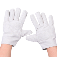 鑫木樽帆布手套24道线双