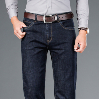 金盾(KIN DON)男士秋冬季牛仔裤男直筒男裤大码宽松休闲新款男装弹力裤子