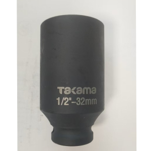 高松(takama)加长套筒头(1/2方12.5mm六角系列)711032 32mm/1个