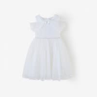 [1件3.5折]铅笔俱乐部童装2025夏装新款女童礼服裙儿童连衣裙中大童公主裙子