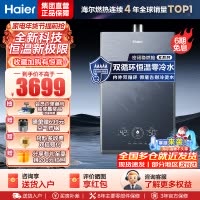 海尔(Haier)16升燃气热水器天然气双循环零冷水储热恒温舱五段微火控温密闭稳燃舱JSQ31-16KN7SFRAGU1