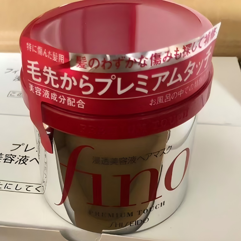 FINO芬浓发膜护发素红宝瓶230g*3浓厚发膜保湿柔顺受损修护发色护理强韧发丝