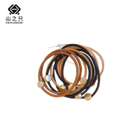 山之只 百搭高弹力发绳发圈 圆形混色10根/包