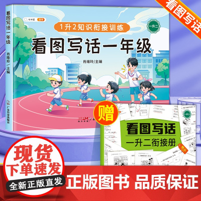 看图写话一年级上册下册1升2衔接专项训练每日一练 小学生说话阅读理解思维导图练习范文同步作文大全人教版 写作入门起步素材