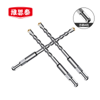 维思泰 方柄四坑混凝土冲击石材水泥电锤钻头 16×200mm 支