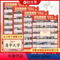 时光学[4张]名校激励榜(520mm*740mm) [正版]时光学名校激励榜墙贴全套4张名校目标墙贴985/211高考目