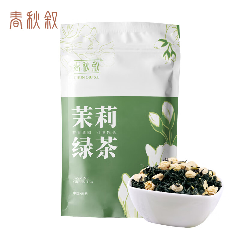 春秋叙 茶叶 茉莉绿茶 特级 250g/袋