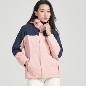 渔人船长户外情侣款冲锋衣男女三合一两件套防风保暖可脱卸登山服外套