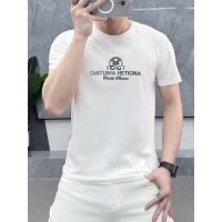 欧货2026年高端短袖T恤男士重磅夏季修身男上衣半袖体恤男装