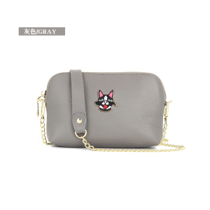 新款女士真皮手拿包时尚百搭韩版单肩斜挎包头层牛皮贝壳包女