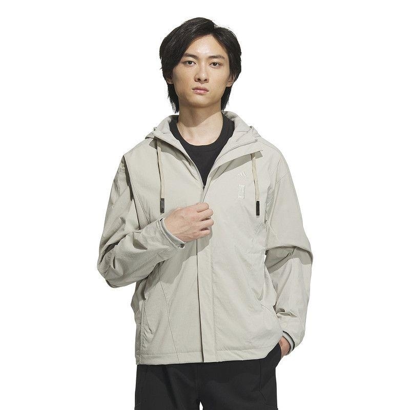 adidas/阿迪达斯连帽外套运动休闲加绒保暖男装夹克IX4289 C