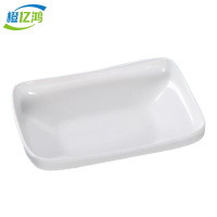 橙亿鸿 密胺仿瓷长方盘 深盘 炒菜盘 12英寸/个