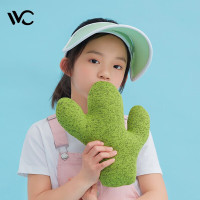 VVC儿童防晒帽夏季男女童太阳帽遮脸防紫外线大檐遮阳帽子 冰激凌版 日光橙