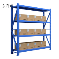 东升顺仓库仓储货架四层金属五金货架家用中型重型置物架展示架子200KG150*50*200
