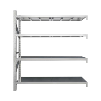 臻远ZY-BXGHJ-22不锈钢货架201材质四层仓储货架 500kg副架