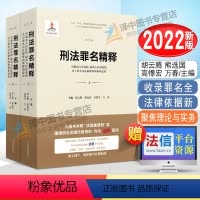 [正版]2022新版 刑法罪名精释 第五版第5版 上下册 胡云腾等 刑法分则 刑法总则 罪名详解 关于罪名司法解释的理