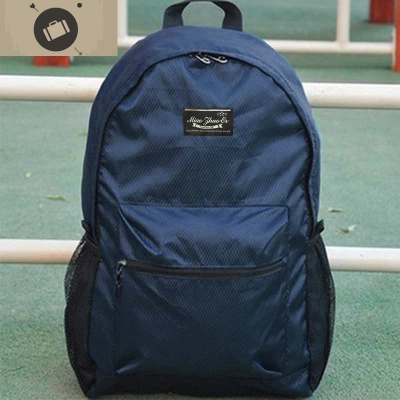 防水轻便折叠双肩包男女学生书包运动旅行背包休闲户外登山皮肤包艾狄伊娃