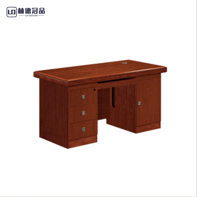 林德冠品办公桌1400*700*760mm光面 张