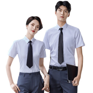 TDUO白衬衫职业装长短袖ZD1