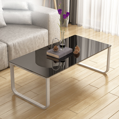迈亚家具钢化玻璃茶几简约茶几茶桌大小户型烤漆茶几