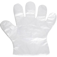 一次性手套加厚透明塑料薄膜PE100只装食品级餐饮吃龙虾 手套批发 100只