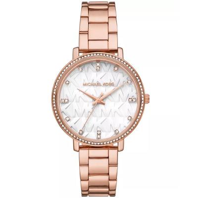 Michael Kors 女士玫瑰金不锈钢腕表mm石英防水都市潮酷商务女表