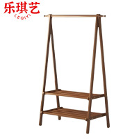 乐琪艺 衣帽架 茶色 80*46*145cm 个