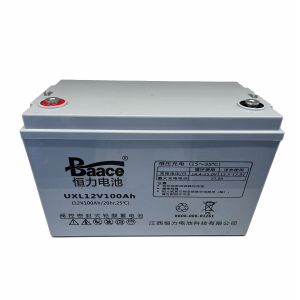 BAACE恒力铅酸免维护蓄电池UXL12V100Ah(30节12V100Ah一组、含电池连接线) 组1组