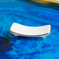 北国风光 骨瓷镶金筷子架 TS-XJ-桥型筷子架 个